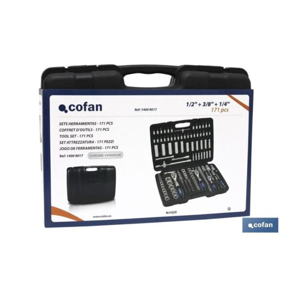 COFAN Maleta Ferramenta Profissional 171 peças
