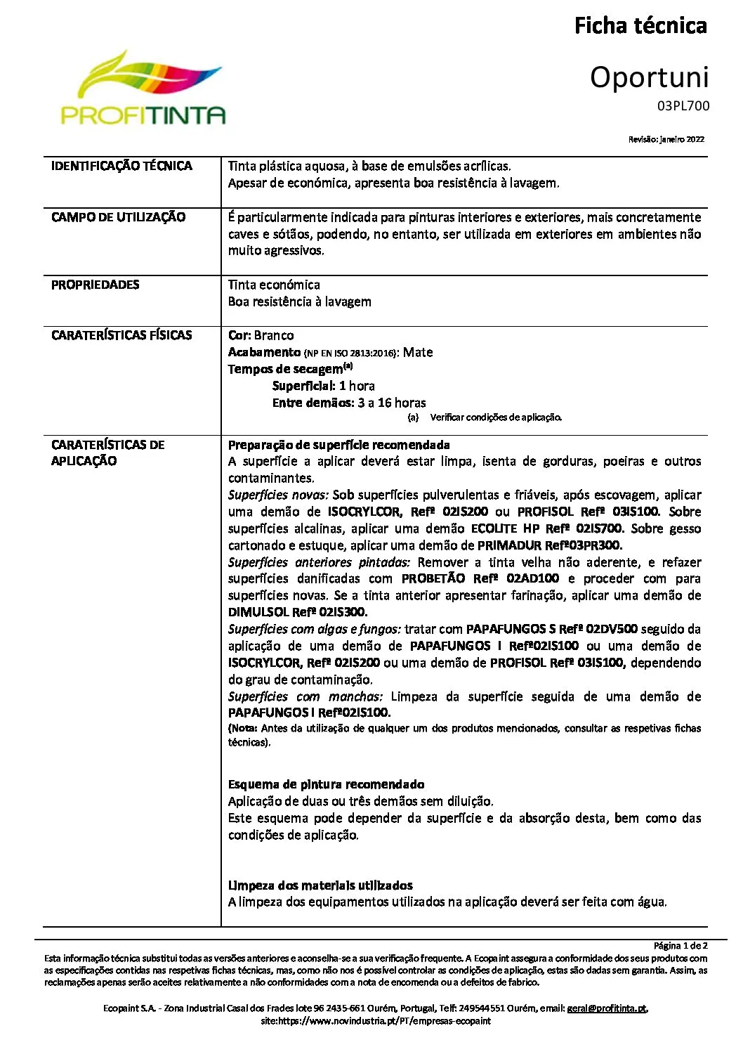 PROFITINTA OPORTUNI 5L